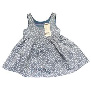 Tea Collection Reversible Chambray Dress NWT 12-18 Months